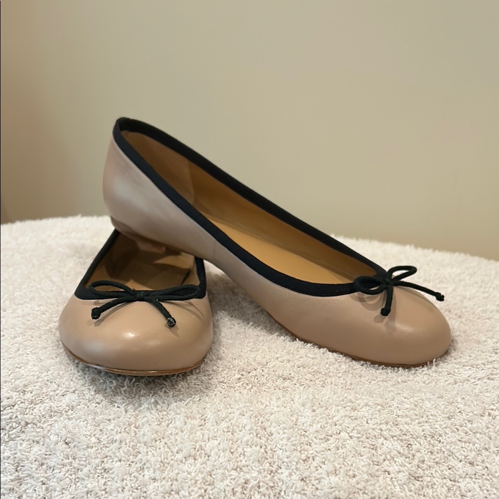 J. Crew Coco Leather Ballet Flats